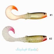 طعمه مصنوعی ماهی ژله ای کاپیتان ۸ سانتی متری مدل دم داسی موکا فیشینگ