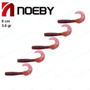 طعمه ماهیگیری ماهی ژله ای دم داسی نوئبی ۸ سانتی NOEBY 4001 NW101