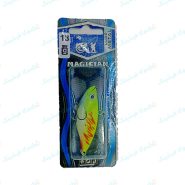 طعمه ماهیگیری لور استخوانی مجیکان ۶ سانت ۱۳ گرم سبز