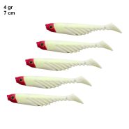 طعمه ژله ای ماهیگیری سایز ۷ سانت ۴ گرم کله قرمز