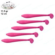 طعمه ماهیگیری ماهی ژله ای موتانت ۱۲ سانتی صورتی MUTANT SOFT 08