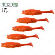 طعمه ژله ای ماهیگیری کوندور ۹ سانت CONDOR نارنجی ۰۶۳