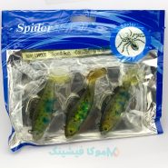 طعمه مصنوعی ماهی ژله ای قلاب دار اسپایدر موکا فیشینگ