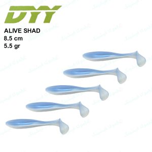 طعمه ماهیگیری ماهی ژله ای دی وای وای ۸ سانتی DYY ALIVE SHAD 025