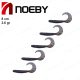 طعمه ماهیگیری ماهی ژله ای دم داسی نوئبی ۸ سانتی NOEBY 4001 NW105