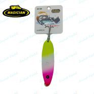 قاشقک ماهیگیری رنات طرح صورتی سفید ۲۱ گرم MAGICIAN