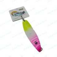 قاشقک ماهیگیری رنات طرح صورتی سفید ۲۱ گرم RENATBAIT SPOON
