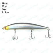 طعمه لور ماهیگیری ۱۴ سانتی ۲۳ گرم دایو ۲-۰ متر کد VB10