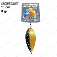 قاشقک ماهیگیری رنات طرح طلایی خالدار مشکی ۲۱ گرم RENATBAIT SPOON