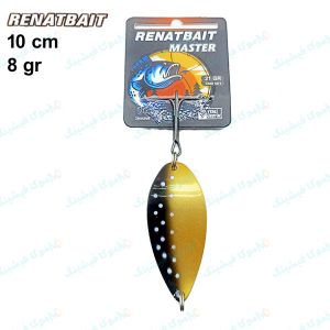 قاشقک ماهیگیری رنات طرح طلایی خالدار مشکی ۲۱ گرم RENATBAIT SPOON