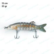 طعمه لور ماهیگیری SwimBait ۱۴ سانتی ۲۳ گرم طرح قزل آلا