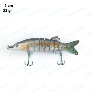 طعمه لور ماهیگیری SwimBait ۱۴ سانتی ۲۳ گرم طرح قزل آلا