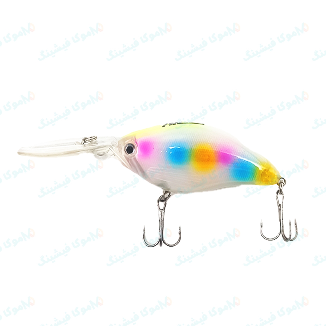 طعمه لور ماهیگیری استخوانی ۱۰ سانتی مدل رنگین کمانی