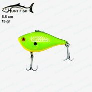 طعمه ماهیگیری لور استخوانی HUNT FISH طول ۵.۵ سانت ۱۵ گرم سبز کد ۰۳