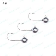 جیگ هد ماهیگیری ۸ گرمی قلاب ۴/۰