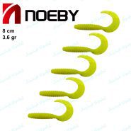 طعمه ماهیگیری ماهی ژله ای دم داسی نوئبی ۸ سانتی NOEBY 4103 NW103