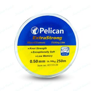 نخ ماهیگیری ابریشمی (براید) ۲۵۰ متری سایز ۰.۵۰ Pelican Extra Strong