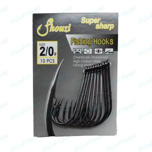قلاب ماهیگیری SHOUZI مدل SUPER SHARP سایز ۲.۰ بسته ۱۰ عددی