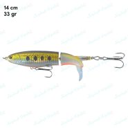 طعمه ماهیگیری لور دم چرخان سایز ۱۴ سانت ۳۳ گرم کد BL02