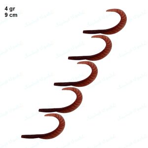 طعمه ژله ای ماهیگیری سایز ۶.۵ سانت ۲ گرم سبز فایرتایگر