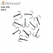 قلاب ماهیگیری سه شاخ رمیکسون ۱۰۵۰ سایز ۲ بسته ۱۰ عددی