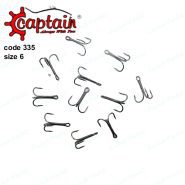 قلاب سه شاخ ماهیگیری کاپیتان ۳۳۵ سایز ۶