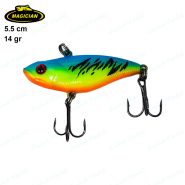 طعمه ماهیگیری لور استخوانی مجیکان ۵.۵ سانت ۱۴ گرم سبز پشت آبی