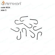 قلاب ماهیگیری رمیکسون پایه کوتاه ۹۰۳۴ سایز ۳ بسته ۱۰ عددی