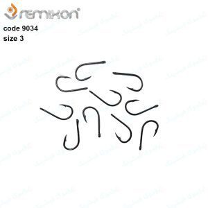 قلاب ماهیگیری رمیکسون پایه کوتاه ۹۰۳۴ سایز ۳ بسته ۱۰ عددی