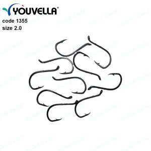 قلاب ماهیگیری اختاپوسی یوولا ۱۳۵۵ سایز ۲/۰ YOUVELLA بسته ۱۰ عددی