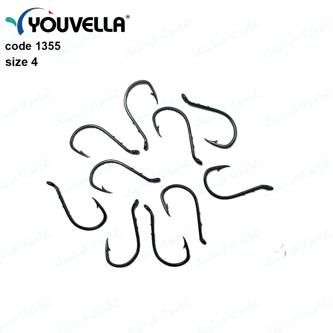 youvella-1355-4 قلاب ماهیگیری اختاپوسی یوولا ۱۳۵۵ سایز ۴