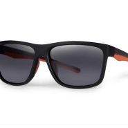 عینک پلاریزه مشکی نارنجی لنز خاکستری فوکس Fox Collection Black Orange Shades