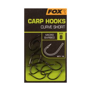 قلاب کپوری ساق کوتاه کرو شنک سایز ۸ فوکس Fox Curve Shank Short