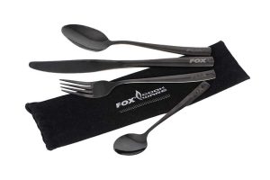 ست قاشق و چنگال استیل مشکی Fox Cookware Black Stainless Cutlery Set