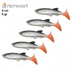 طعمه ماهیگیری ماهی ژله ای رمیکسون پاور ۸ سانت Remixon Power Catcher