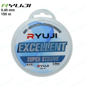 نخ ماهیگیری نایلونی اکسیلنت ریوجی ۱۵۰ متر ۰.۴۰ میل Ryuji Excellent Super Strong