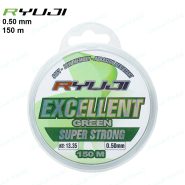 نخ ماهیگیری نایلونی اکسیلنت سبز ریوجی ۱۵۰ متر ۰.۵۰ میل Ryuji Excellent Super Strong