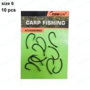 قلاب ماهیگیری کپوری کروشنک کونور سایز ۶ COONOR CURVE SHANK