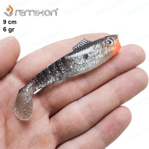 خرید طعمه ژله ای ۸ سانت REMIXON SLB80 مشکی زردار