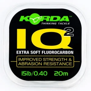 نخ ریسه Korda IQ2 Soft Fluorocarbon سایز ۰.۴۰ میل