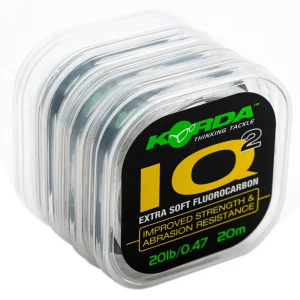 نخ ریسه Korda IQ2 Soft Fluorocarbon سایز ۰.۴۷ میل