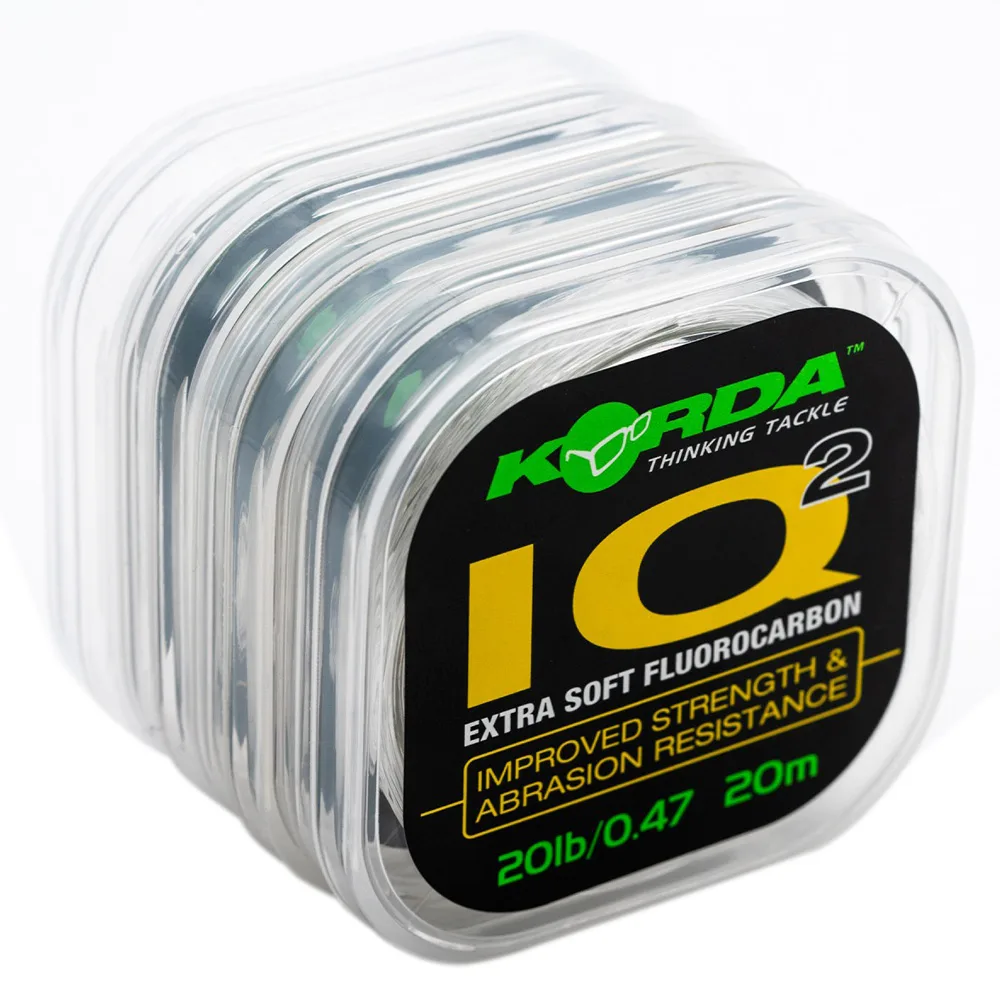 نخ ریسه Korda IQ2 Soft Fluorocarbon سایز ۰.۴۷ میل