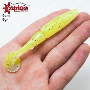 خرید طعمه ماهی ژله ای ۹ سانت کوندور طرح سبز زردار Captain