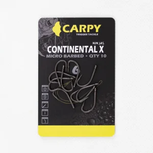 قلاب کپوری کارپی CARPY مدل كانتیننتال نینجا سایز ۶ بسته ۱۰ عددی