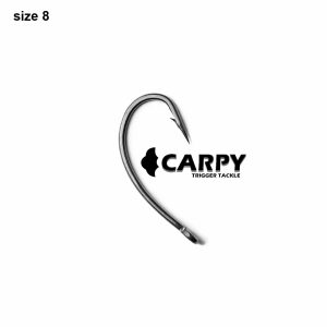 قلاب کپوری کارپی CARPY مدل کروشنک کارپی سایز ۸ بسته ۱۰ عددی