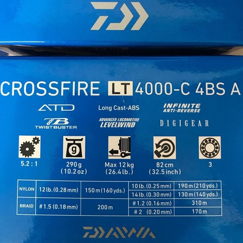 daiwa-crossfire-lt4000-c-3 قیمت چرخ ماهیگیری دایوا Daiwa Crossfire 20 LT4000-C