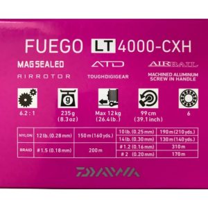 خرید چرخ دایوا فوئگو Daiwa Fuego کد 20 LT4000-CXH