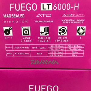 خرید چرخ ماهیگیری دایوا فوئگو Daiwa Fuego 20 LT6000-H