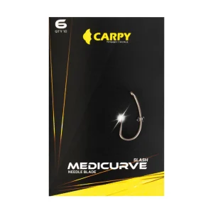 قلاب کپوری کارپی CARPY مدل MEDICURVE سایز ۶ بسته ۱۰ عددی