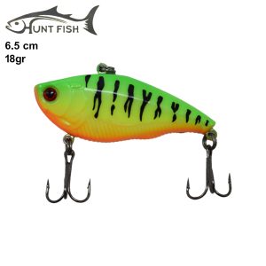 لور استخوانی هانت فیش Hunt Fish طرح یوزوری ۱۸ گرم ۷ سانت تایگر سبز
